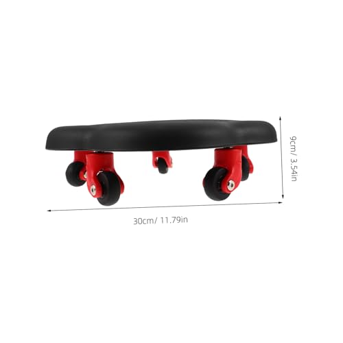 Yardwe Abdominal Muscle Trainer Dual-sided Gliding Discs Ab Core Exercise Board for Rolling Abs Wheel Workout