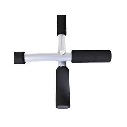 SteelCrush Pull Up Bar for Apartment – No Damage Door Frame Chin Up Bar, No Screws, Fits 27–36" Doorways, Multi-Grip Upper Body Workout Bar, 330 lbs Capacity