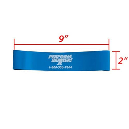 Perform Better Mini Band Resistance Loop - Exercise Bands - color: d) Set of 10 - 9x2
