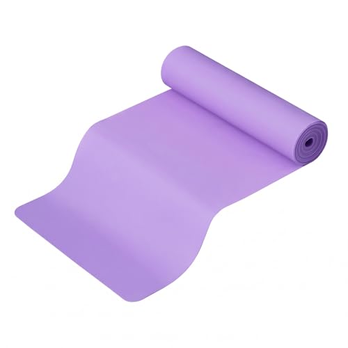 Resistance Bands, 1.5m Mist Purple Workout Bands Resistance for Women 22lbs Yoga Straps for Stretching, High Tension Leg Straps and Yoga Belt for Gym Accessories Pilates Home Fitness Training