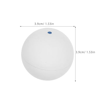 VICASKY 2pcs Single Dot Rubber Elastic Squash Training Balls for Beginners, Hand-Eye Coordination Reaction Trainer, High Bounce Practice Equipment for Squash Sports