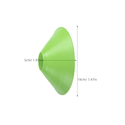 ibasenice 15pcs Soccer Agility Cones for Sports Practice, Small Sturdy Plastic Disc Markers, Multipurpose Training Equipment for Football and Basketball Drills, Outdoor Field Use