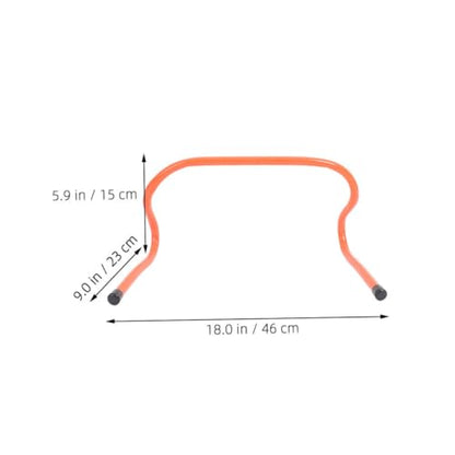 Alipis 3pcs Speed Training Hurdles Set 15cm Plastic Wear-Resistant Sports Agility Hurdles for Soccer Football Track Field Running Drills