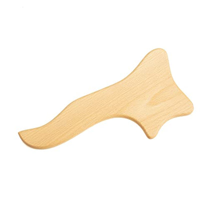Neck Massager Roller Stick and Gua Sha - Wooden Foam Roller Massage Tools for Relaxation, Pain Relief, and Improved Circulation - Ideal for Back, Shoulder, and Neck Therapy - color: Roller & Paddle