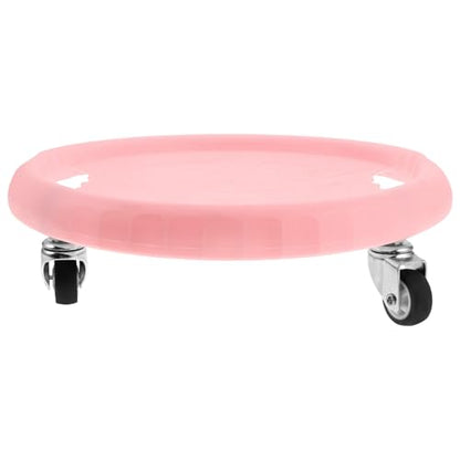 ibasenice Ab Roller Wheel with Knee Pad Core Strength Trainer 4-roller Abdominal Exercise Disc for Home Workout Fitness Floor Sliders for Men and Women