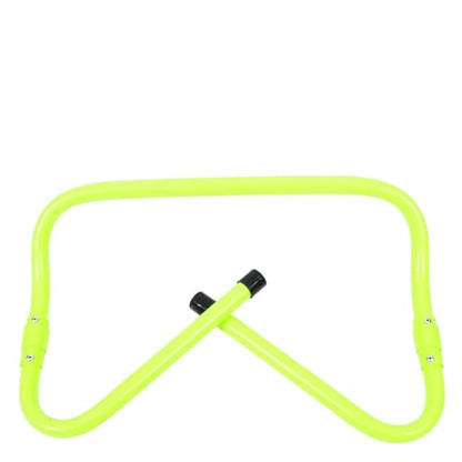 UKCOCO Adjustable Speed Hurdles Set, PVC Plastic Agility Training Equipment, Foldable Soccer and Football Hurdles for Youth Sports Practice