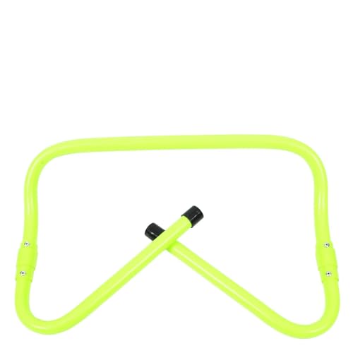 UKCOCO Adjustable Speed Hurdles Set, PVC Plastic Agility Training Equipment, Foldable Soccer and Football Hurdles for Youth Sports Practice