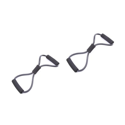 2pcs Expander Spring Exercise Spring Expander Arm Exercise Resistance Bands Rubber - color: Blackx2pcs, size: mediumx2pcs