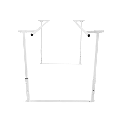 Physical Therapy Parallel Bars - 7FT/213cm Walking Assist Bars with Adjustable Height and Width, Home Gym Parallel Bars Workout Dip Stnads for Strength Training Fitness