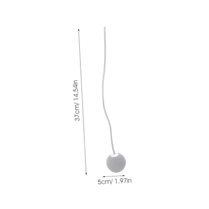 1 Pair Ropeless Ball Skipping Rope Fitness Skipping Rope Ball Cordless Ball Fitness Jump Rope Ball - color: Grey
