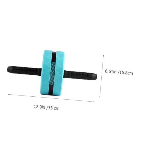 Mikinona Blue Ab Roller Wheel with Knee Pad and Jump Rope for Women Non-slip Handles Core Strength Trainer for Home Gym Fitness Equipment Suitable for Beginners and Advanced Abdominal