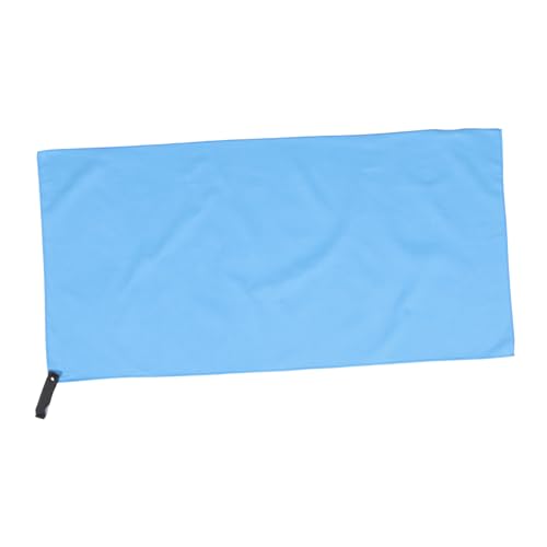 Healifty Quick-Drying Sports Towel Superfine Fiber 40x80cm Sweat Absorbent Travel Gym Towel with Breathable Mesh Bag for Camping Yoga Outdoor Activities