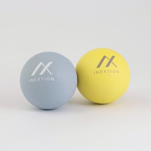 Therapy Massage Balls (2-Pack), High-Density Fascia Balls for Targeted Muscle Relaxation & Daily Recovery - Tranquil Blue + Dawn Yellow (65D+50D) - color: Tranquil Blue + Dawn Yellow (65d+50d)