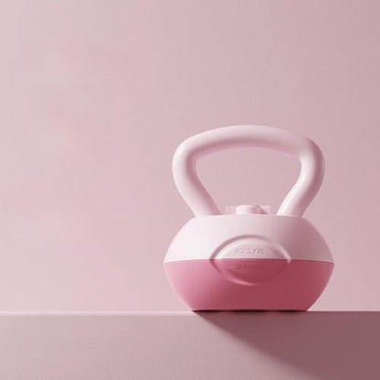Water Filled Kettlebell, Yoga Fitness Kettlebell,Household,Strength Training, Body Workout Versatile Home Fitness Equipment - color: Pink