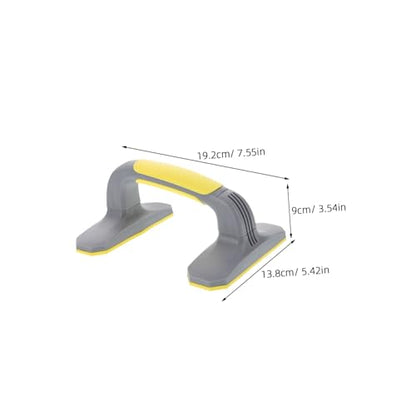 Push up Rack Workout Board Handles Rotating Push-up Handles One Wheel Ab Push up Bars Push up - color: Yellow