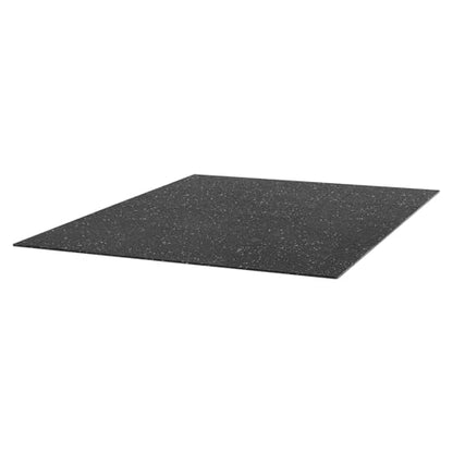 VEVOR 0.56Inch 48sq.ft 12 Tiles Gym Flooring for Home Gym, Rubber Top with High Density EVA Foam, 24 x 24In Gym Floor Exercise Equipment Mats, Interlocking Gym Mats, Puzzle Workout Mats, Black & Gray