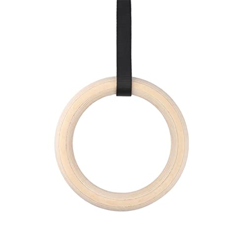 VIDI 1 Pair Gymnastic Rings Pull Up Gym for Home Fitness Strength Training. 2.8cm*4.5m Adjustable Straps for Optional