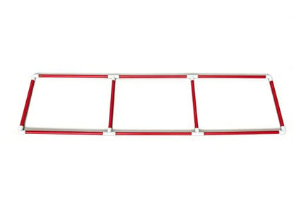 Agility Hurdles 6 Pack，Height-Adjustable，Suitable for Amateurs, Athletes, Football, and Basketball Sports，Durable and Easy to Carry