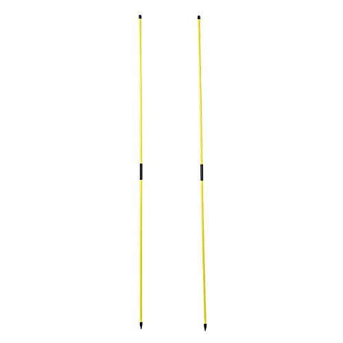 Swing Trainer Epoxy Fiberglass Direction Indicator Stick 48.23in Foldable Practice Stick for Putting Swing Alignment Training for Beginners and Coaches