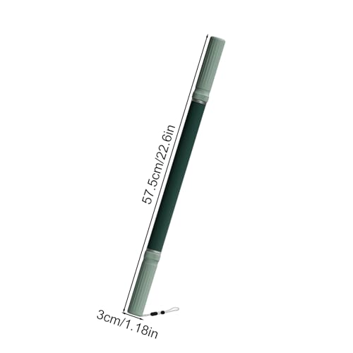 Yoga Stick, Fitness Tool for Stretching, Titanium Steel Pilates Equipment Body Relaxation Ergonomic Training Device for Sports Outdoors Home Workout Gym Exercise Running, 353g