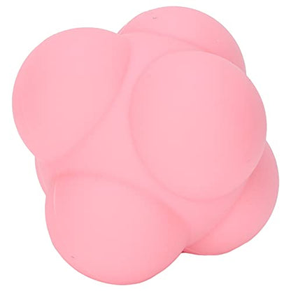Silicone Reaction Ball, Portable Hand Eye Coordination Speed Reflex Training Ball Training Equipment Multiside Reaction Ball for Sports, Rehabilitation, Pet
