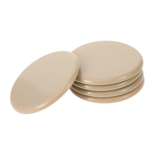 5pcs Carpet Hardwood Furniture Sliders Sliding Pads for Tables Chairs Desks Cabinets Noiseless Moving Gliders for Floor Protection - size: 12.50X12.50X1.00CM
