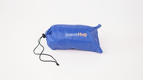 Resistance Parachute for Running, Speed Training Parachute for Sprint, Football, Soccer, Agility and Strength Workouts, Adjustable Belt with Carry Bag - color: blue