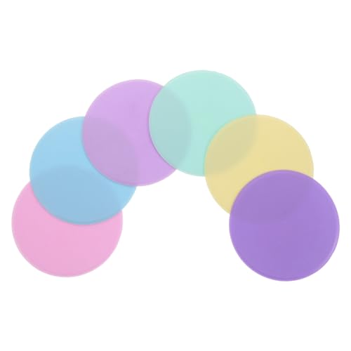 6Pcs 12cm/4.7" Spot Markers, Soccer Cones, Flat Cones, Non Slip Agility Markers, Flat Discs for Soccer, Basketball Sports Speed Agility Training