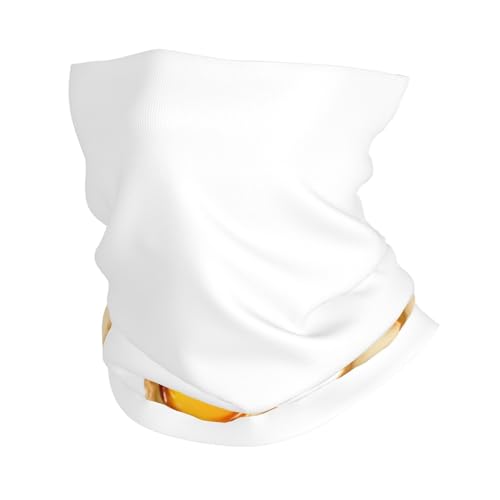 Crispy Edges of Egg Tarts Prints Multifunctional Sport Headband – Seamless Stretch Neck Gaiter for Hiking, Biking, Running & Outdoor Activities – Soft, Quick-Dry, No-Fade Design