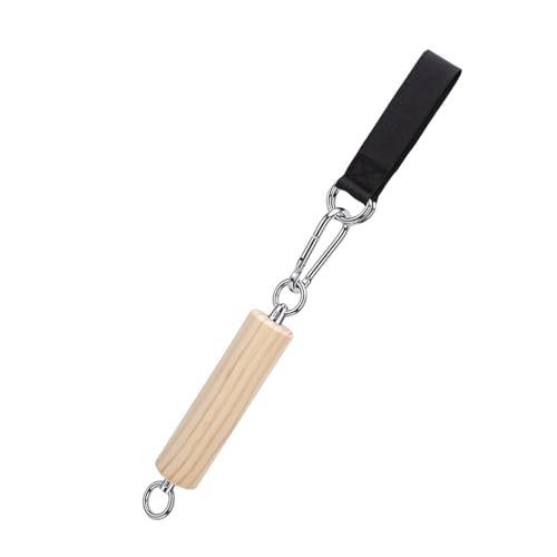 Wooden Pull Up Grip, Natural Beech Wood Strength Trainer with Hooks for Home Gym Workouts, Climbing Enthusiasts, Bodyweight Training