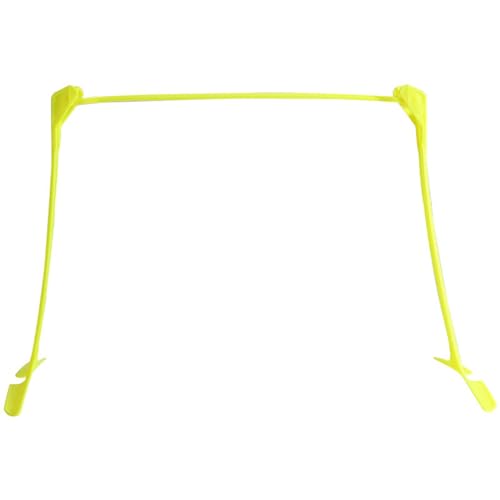 Qianly 5 Pieces Agility Hurdles Adjustable Height Speed Training Hurdles Portable Obstacle Rack PVC Athletic Training Equipment Foldable Workout Equipment