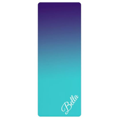 Custom Name Yoga Mat,Personalized Travel Yoga Exercise Mat,Non Slip,Perfect for Kids & Adults,Gradient Color E Series