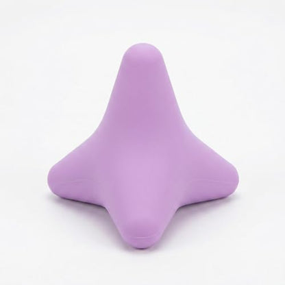 Handheld Silicone Triangle Design 4-Point Massage Tool for Plantar Fasciitis, Heel Pain Solution, Deep Tissue Myofascial Release for Feet, Back, Neck Pain Relief, Non-Slip & Eco-Friendly