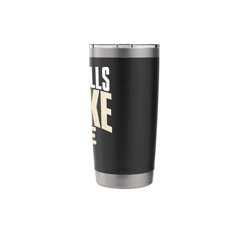 Wall Balls Broke Me Funny Functional Fitness Race Training Stainless Steel Insulated Tumbler - color: Black