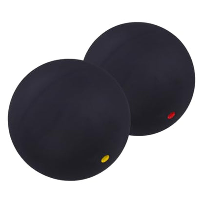 2pcs Professional Squash Practice Ball Reaction Training Hand Eye Coordination Trainer Single Dot Bounce Balls Indoor Outdoor Sports