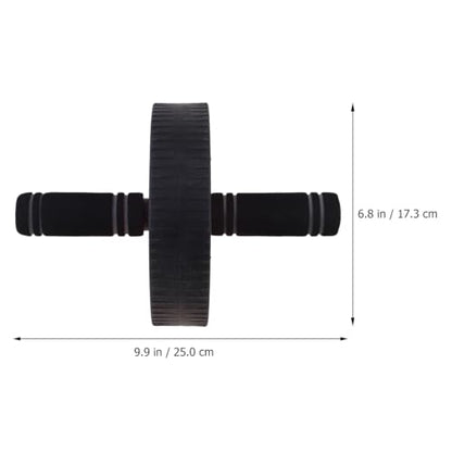Outanaya Ab Roller Abdominal Wheel Core Training Fitness Equipment Lightweight Portable Exercise Wheel for Home Workout 9.84X6.81X1.69 Inches Build Abs Burn Calories