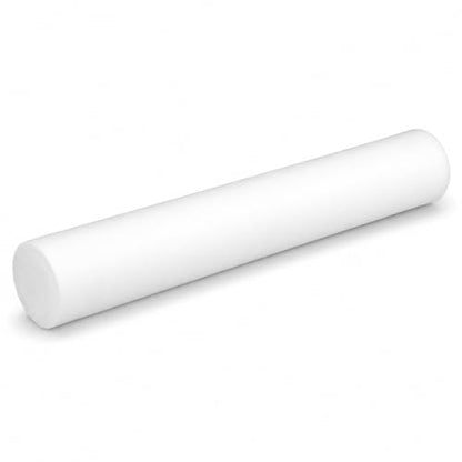 Firm White PE Foam Roller (36" Full Round) - size: 36" Full Round