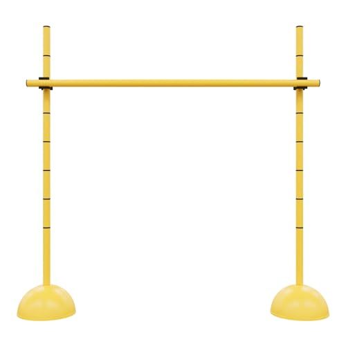 Power Systems Adjustable Plyometric Hurdles Set of 4, 12”– 40” Height, Speed & Agility Training Equipment for Athletes, Soccer, Football, Track & Field, Indoor/Outdoor Use