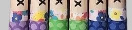 CardioStix 8.5oz Cardio Drum Sticks per set (1 PAIR WITH BAG) Bundle Weighted Double Grip w/Bag Premium American Hickory Wood | Drumming, Fitness (Spring Bouquet Surprise grip color w/bag) - color: Spring Bouquet Surprise grip color w/bag