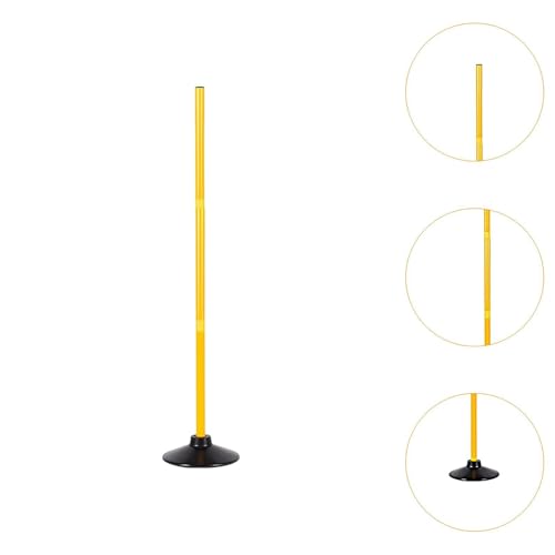 Soccer Training Marker Pole Set Football Sign Obstacle Cone Agility Rod PVC Rubber Base Suitable for Coaches Athletes Group Training Backyard