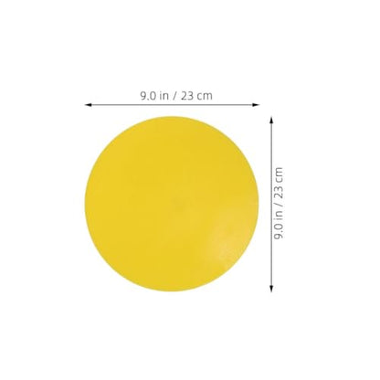 SUPVOX 8pcs Non-Slip Circle Spot Markers Flat Agility Dots Floor Markers for Soccer Basketball Baseball Training Red Yellow Blue Green Sports Speed Agility