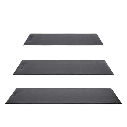 Lightweight Padded Exercise Yoga Mat, Non Slip Thick Foam Foldable Pad for Stretching and Workout Activity, 51 x 23.5" Small, Grey
