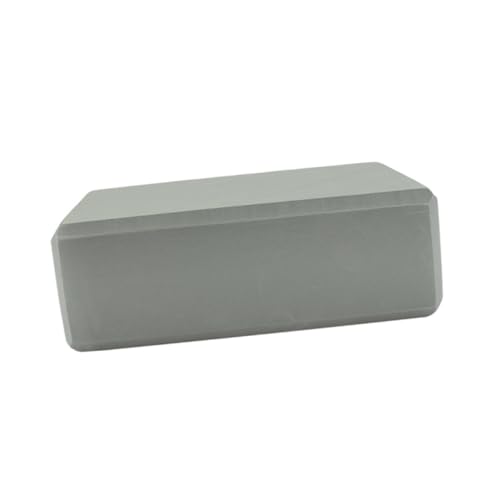 2 PCS Anti-skid Yoga Blocks High-density EVA Rectangular Exercise Bricks for Support and Balance Non-slip Cushions for Beginners and Injury Grey