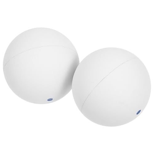 2pcs Single Dot Squash Training Balls Rubber Practice Hand-Eye Trainer Indoor Reaction Elastic Bounce Balls for Beginner Competition Use