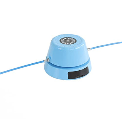 ciciglow Jump Rope Machine with Remote, Jump Workout Entertaining Interaction Rope Skipping Machine for Family, Office, Gym, Party - color: Blue