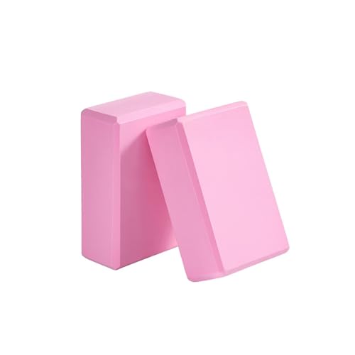 Foam Yoga Blocks Lightweight Non-Slip Supportive Yoga Bricks Yoga Props Accessories for Women Men, Stretching and Meditation (6 Colors)