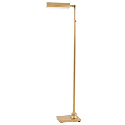 SAFAVIEH Lighting - Renla 55-65-Inch Adjustable Floor Lamp - Brass - Modern Extendable Bar Design - Task Reading Lamp for Living Room, Bedroom - LED Bulb Included (FLL4072A)