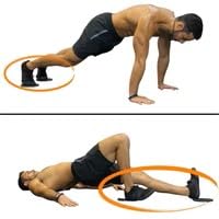 Core Sliders for Full Body Workout, Dual-Sided Gliding Discs for Abs, Legs, Glutes & Strength Training, Home Gym Fitness Equipment for Balance & Stability