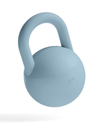Bala Kettleball Soft Kettlebell for Women - Core & Strength Training - color: Sea, size: 5.0 Pounds