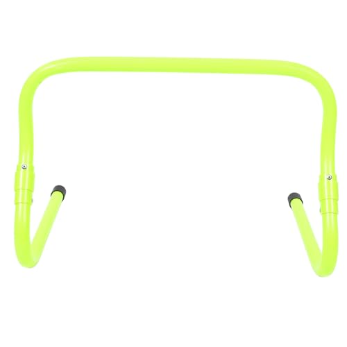 Toyvian Adjustable Agility Speed Hurdles Set, Green PVC Plastic Football Training Equipment with Foldable Design for Youth Soccer Speed and Coordination Drills